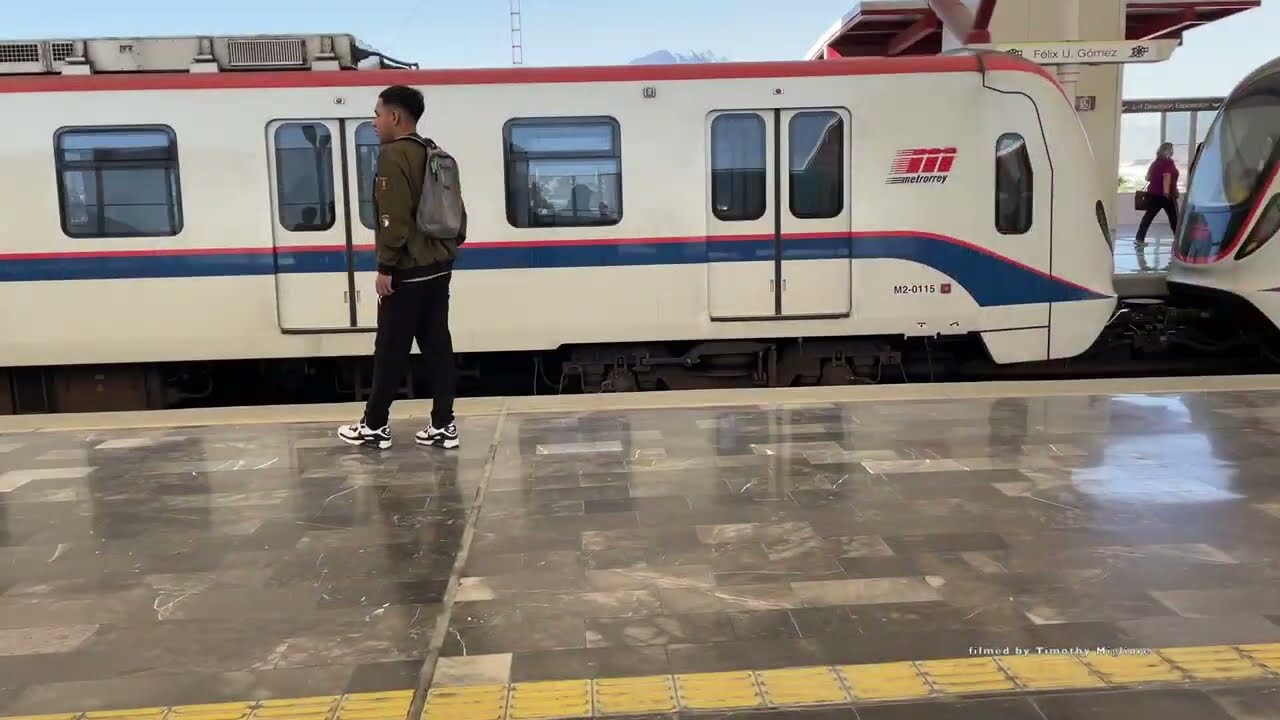Metrorrey (Lightrail/Metro) in Monterrey, Mexico 2023 - Sistema de Transporte Colectivo Metrorrey