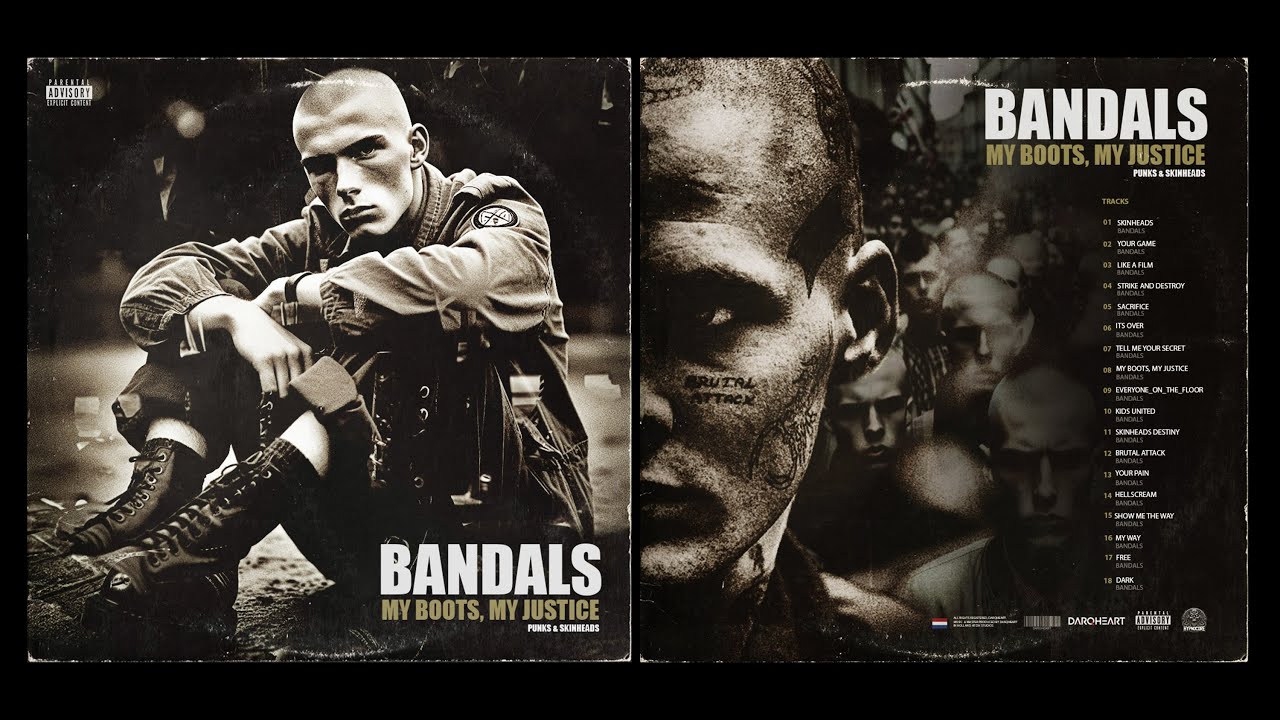 Punk Rock oi Skinheads disk full album_ Bandals: My boots, My Justice