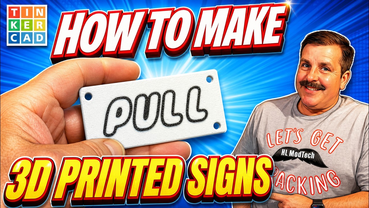 Tinkercad Signs & Fantastic Fonts: Волшебство многоцветных надписей лицевой стороной вниз! 🔥