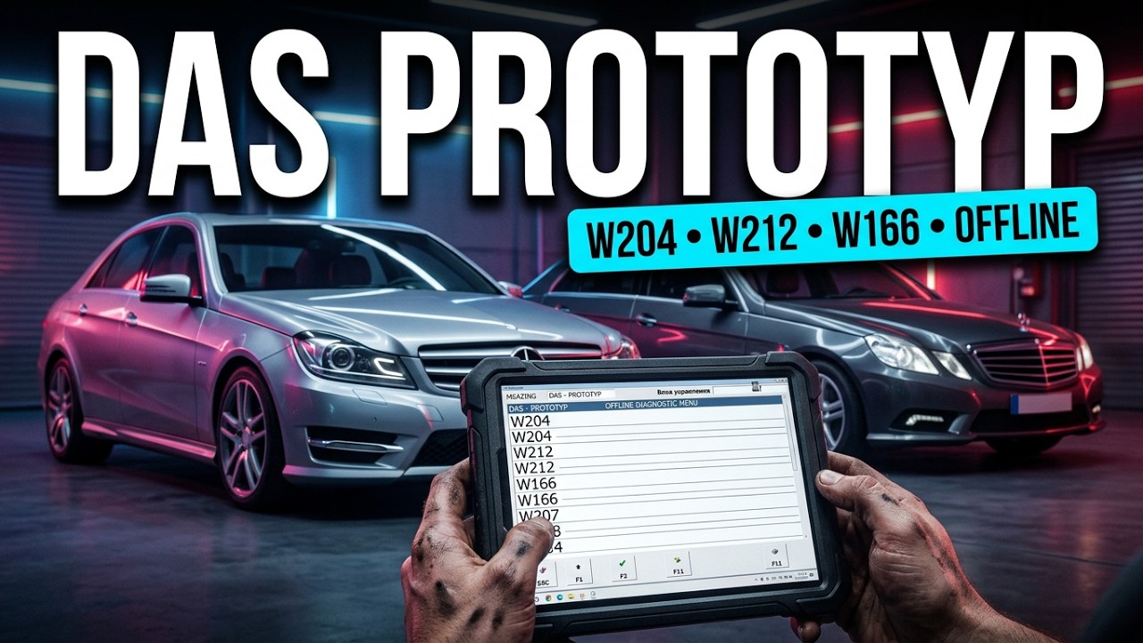 Эксклюзив. Offline Обновление и Кодирование с DAS PROTOTYP Mercedes W212, W204, W166, X204 W207 W197