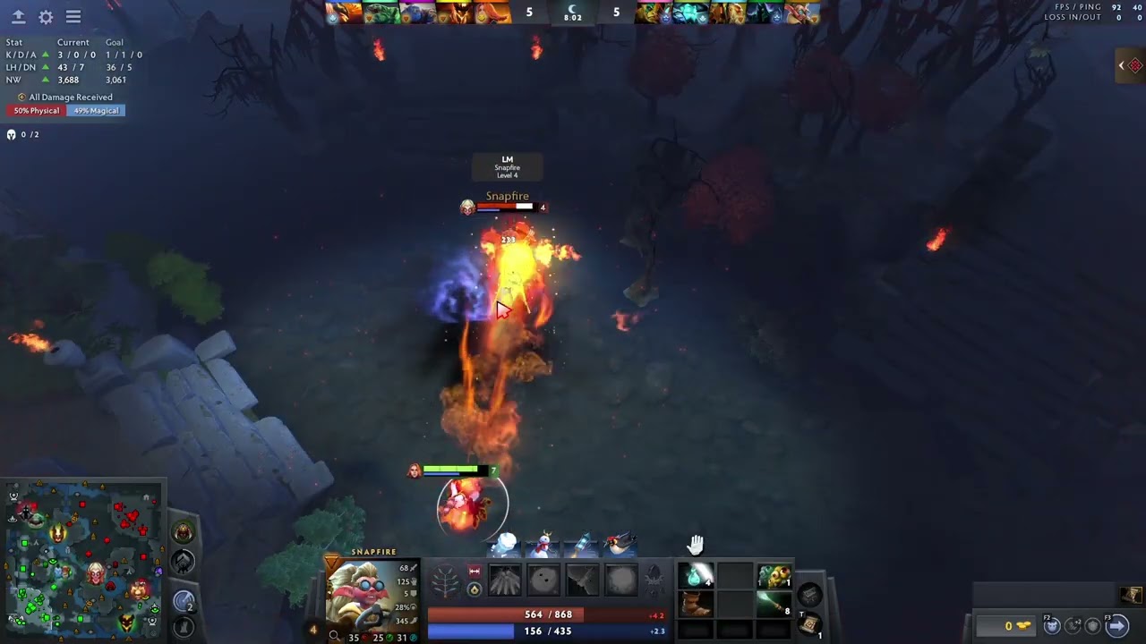 11k MMR Mid lina Magic build Gameplay #11kmmr #dota2 #lina #fullgame #дота2 #скилл #lina
