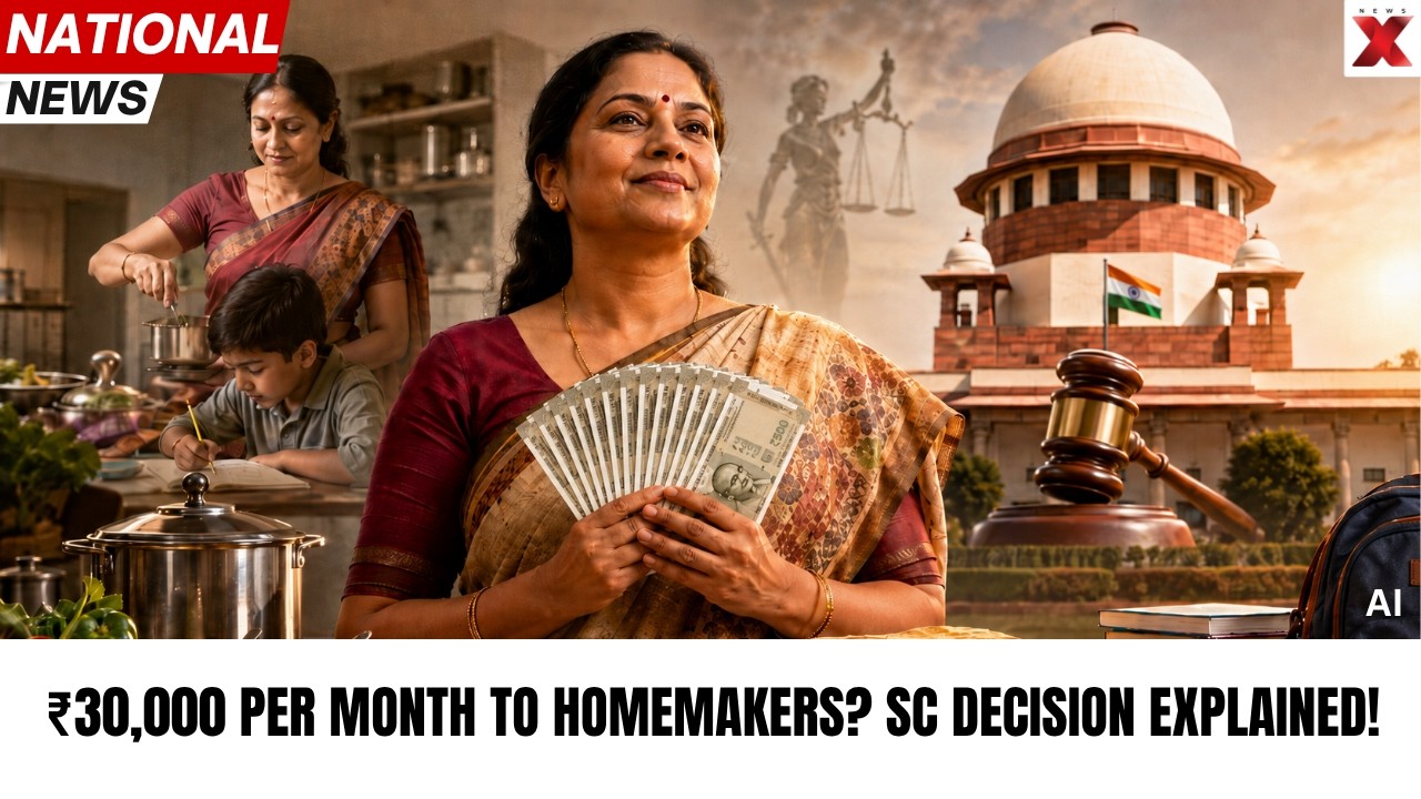 Are Homemakers Now Employed? NewsX Explains Supreme Court&rsquo;s ₹30,000 Monthly Remark | Sambhav Sharma