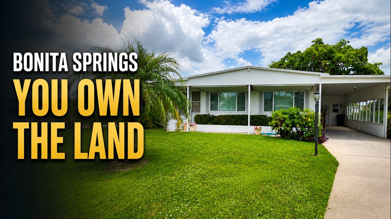 Bonita Springs Manufactured Home Under $300K | You Own the Land