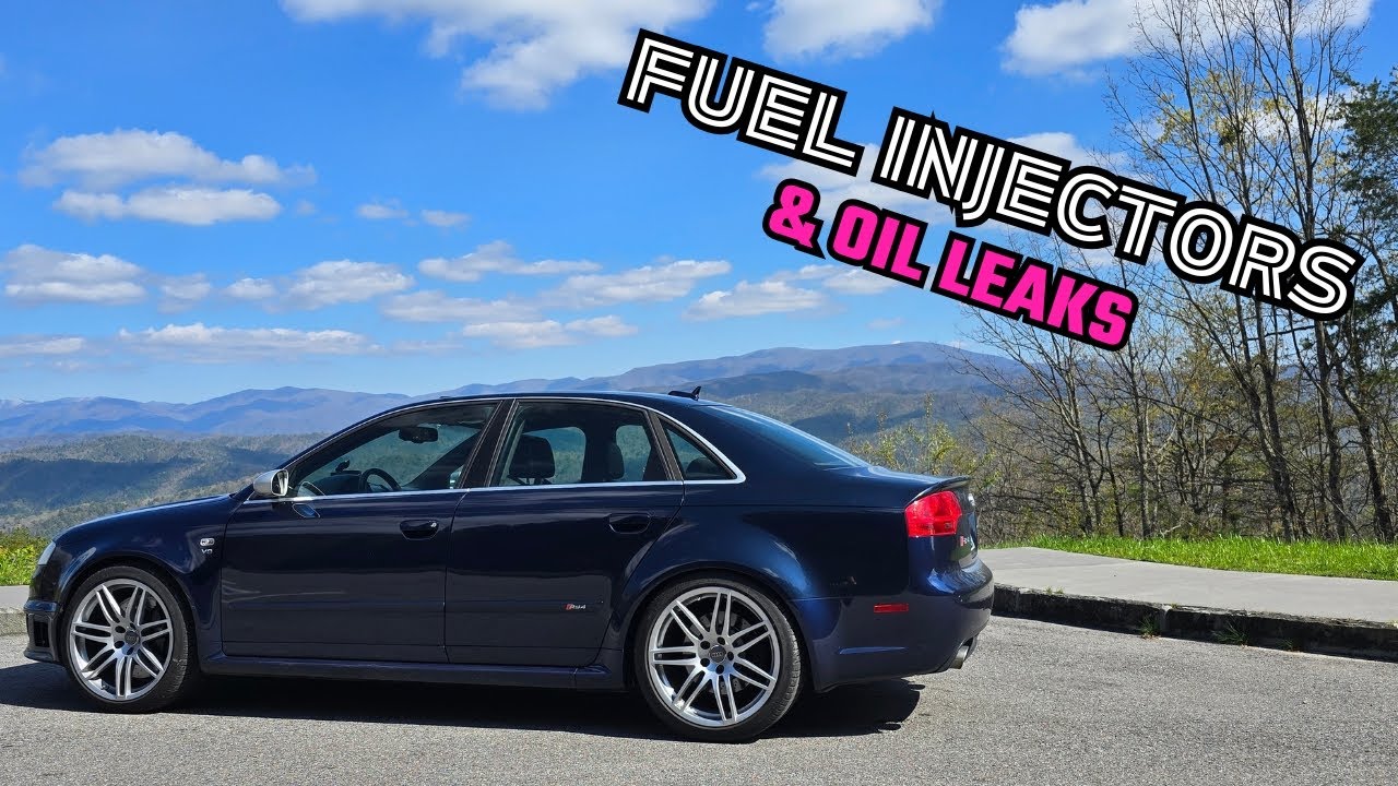 Oil Leaks in The Valley & Fuel Injector Replacement On My B7 RS4