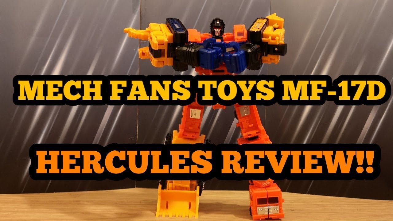 Mech fan toys MF-17D Hercules Review!! (legends class diaclone Devastator)