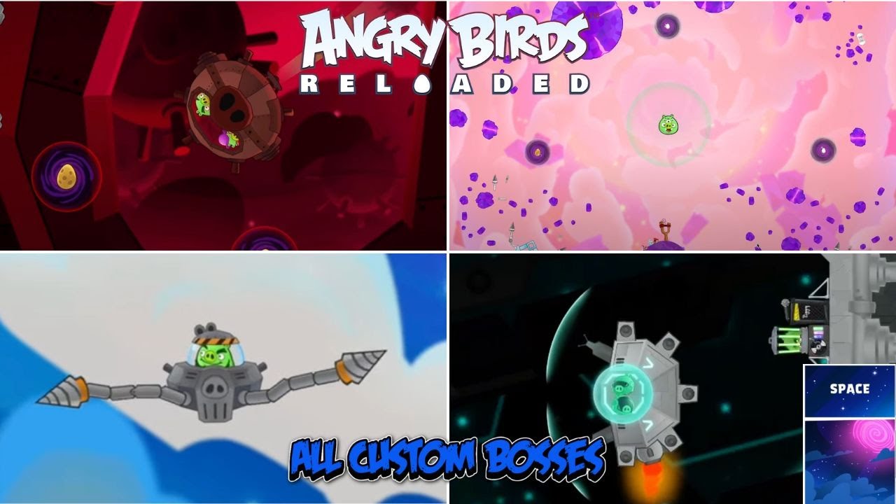 Angry Birds Reloaded Space New/Custom Bosses (V3.10-V3.20)