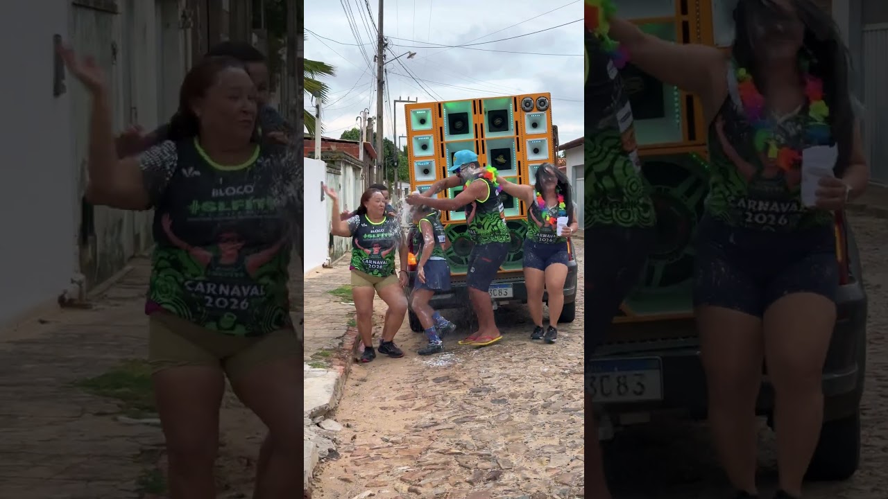 Come&ccedil;ou o mela mela do carnaval