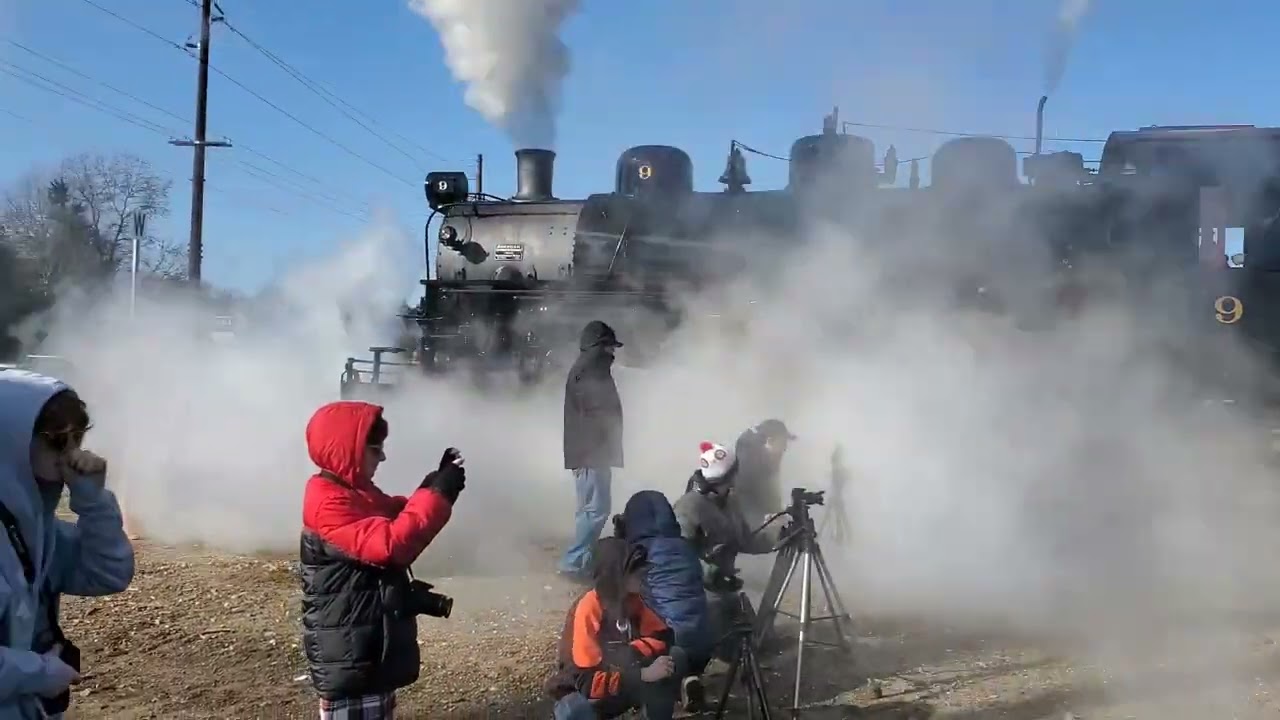 Woodstown Central Santa Train feat. 9 0-6-0 & SMS GP38-3 2003 Woodstown-Swedesboro,NJ &back 11-30-24