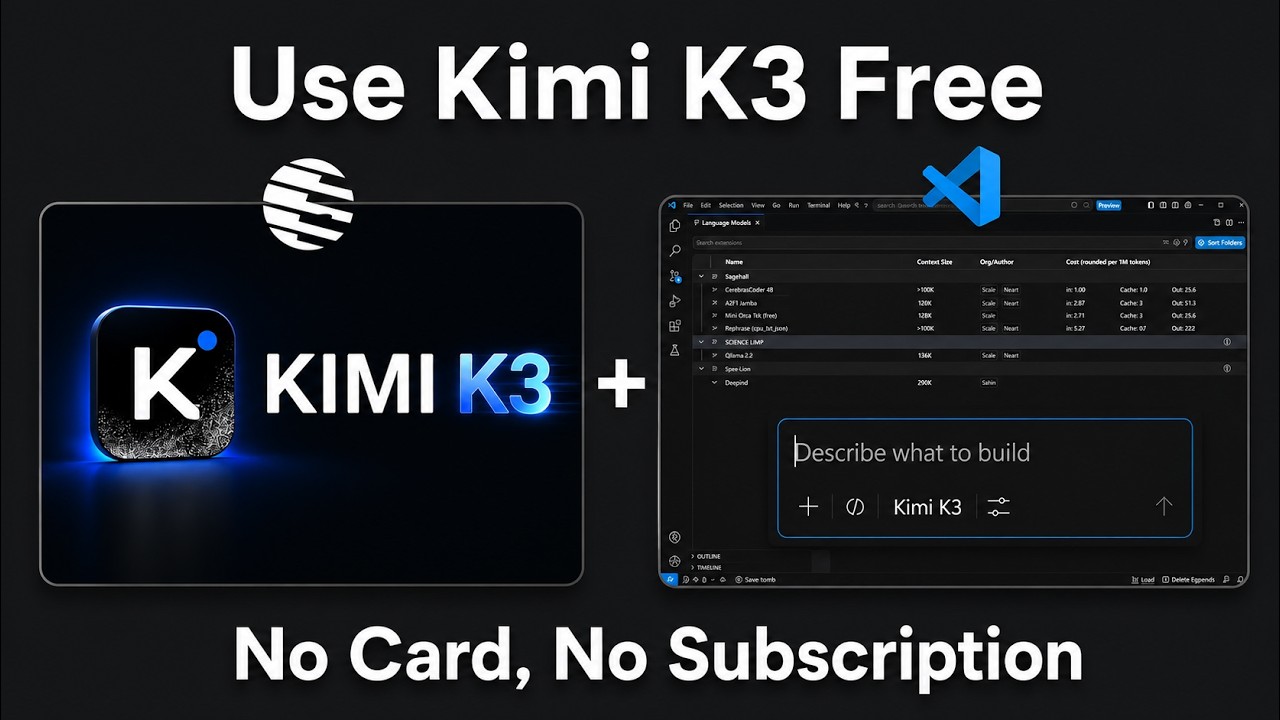 How to Use Kimi K3 for Free (Chat + Coding)
