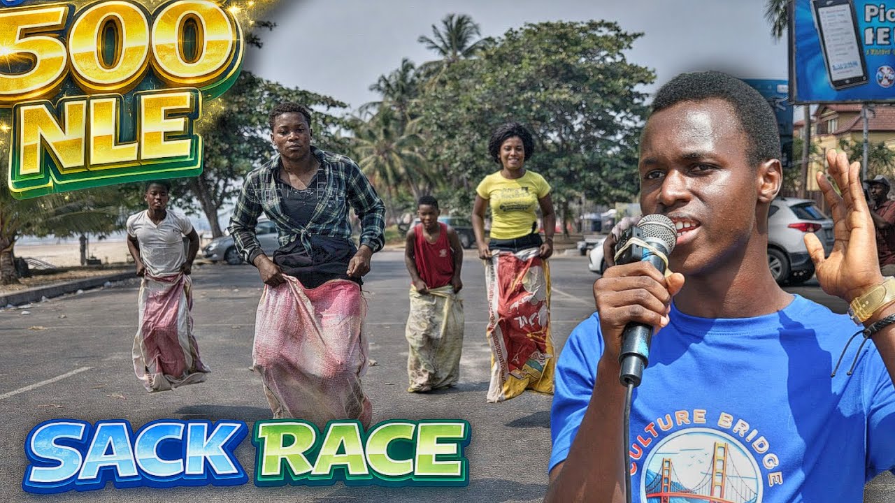 Play Sack Race winner Gets 500NLE | Sierra Games 