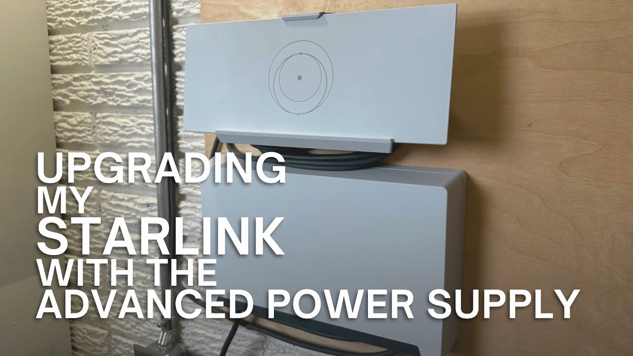Upgrading My Standard Gen 3 Starlink With The Advanced Power Supply