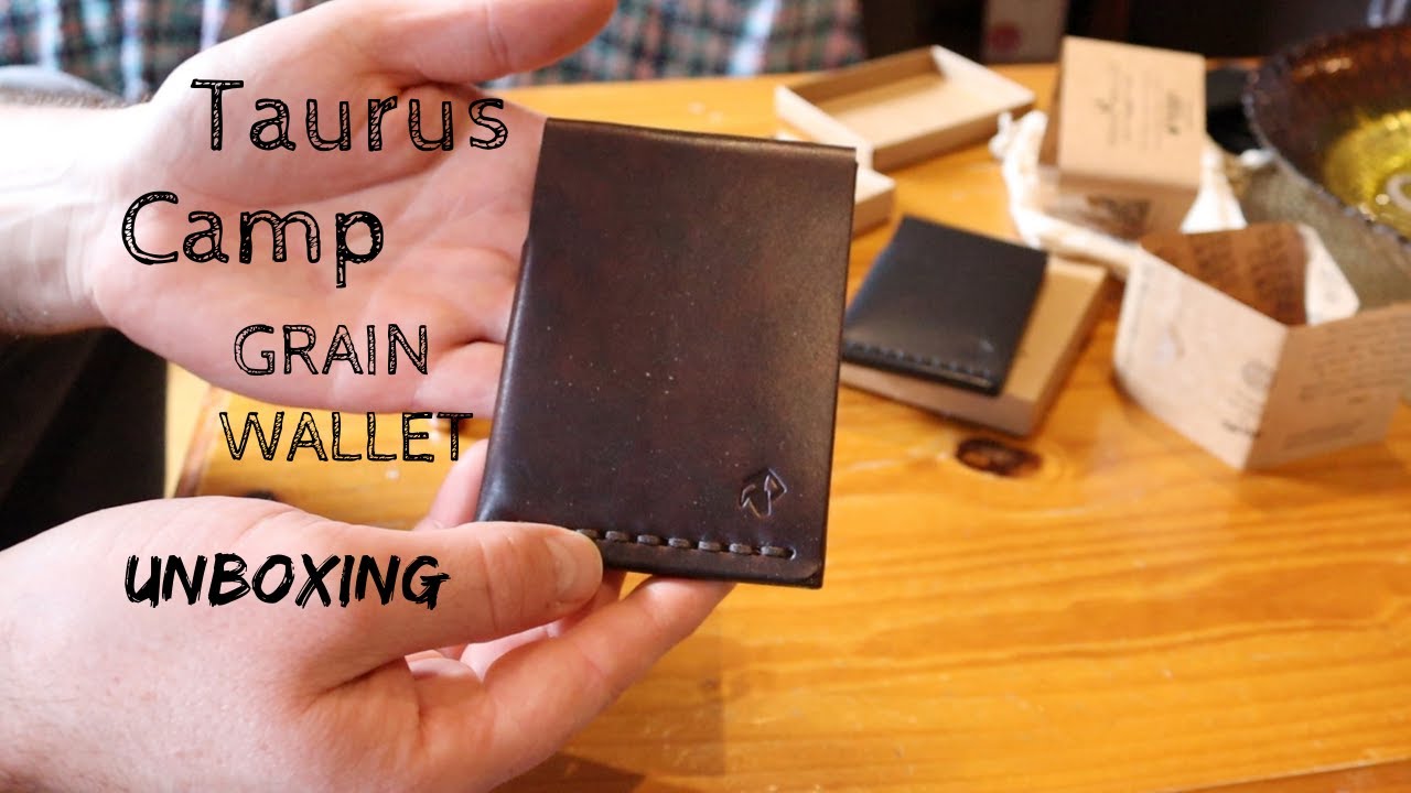 Tauras camp Grain Wallet Unboxing