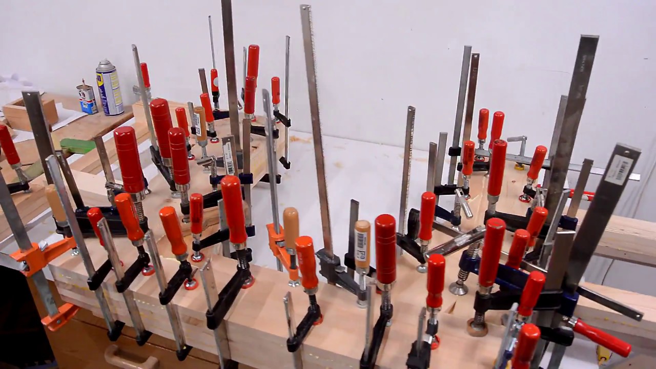 Big bandsaw build 2: Laminated beam frame