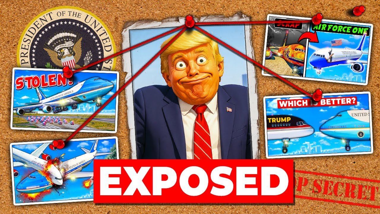 What REALLY Happened to Air Force One in GTA 5! (MOVIE)