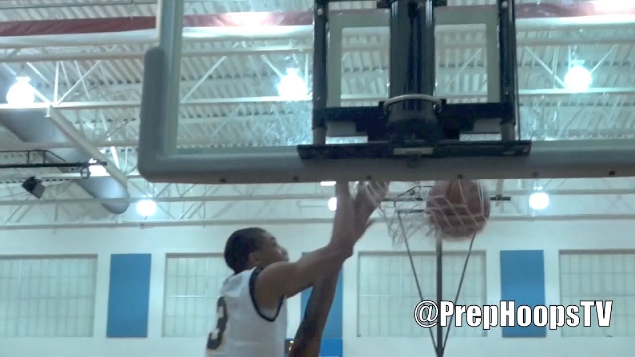 Greg Elliott 2017 East English Village Prep DUNKS ON DEFENDER