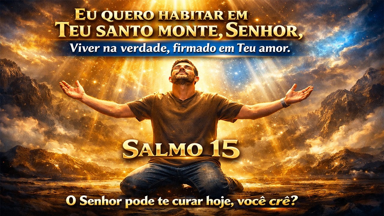 SALMO 15 |Eu Quero Habitar em Teu Santo Monte 🙏 Louvor Profundo que Vai Tocar Sua Alma | Gospel 2026