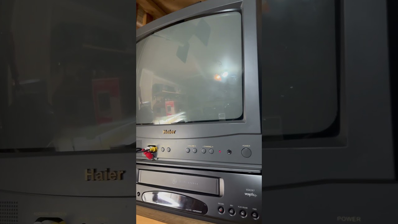 CRT tv high voltage leak (sound up)