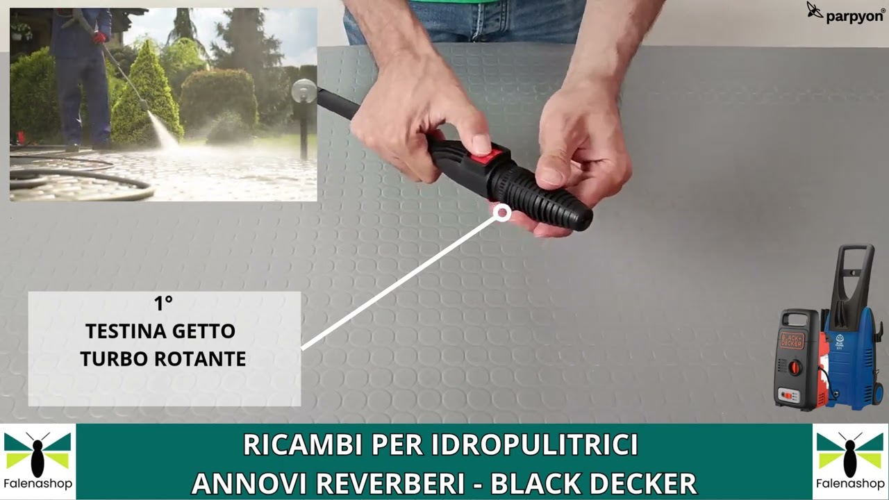 Kit ricambi idropulitrice Annovi Reverberi Black Decker