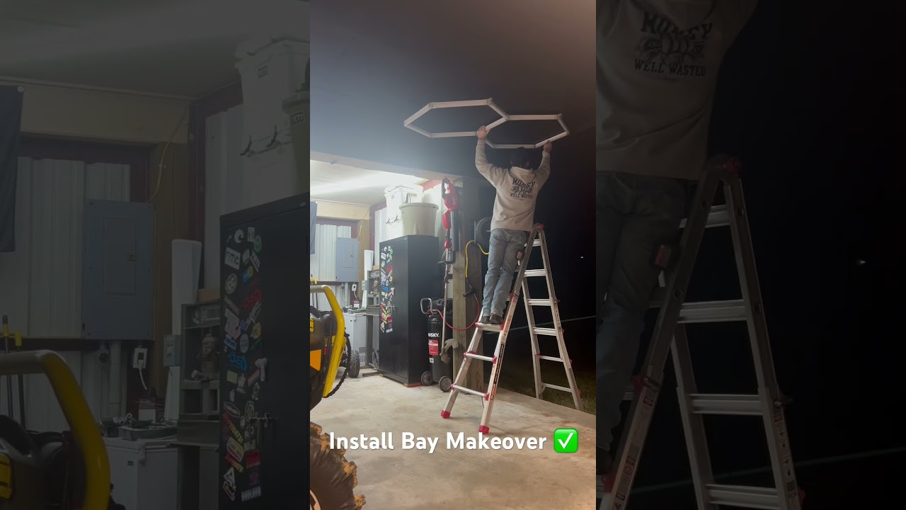 Upgraded our Install Bay, plenty of lighting now 😎 ​
