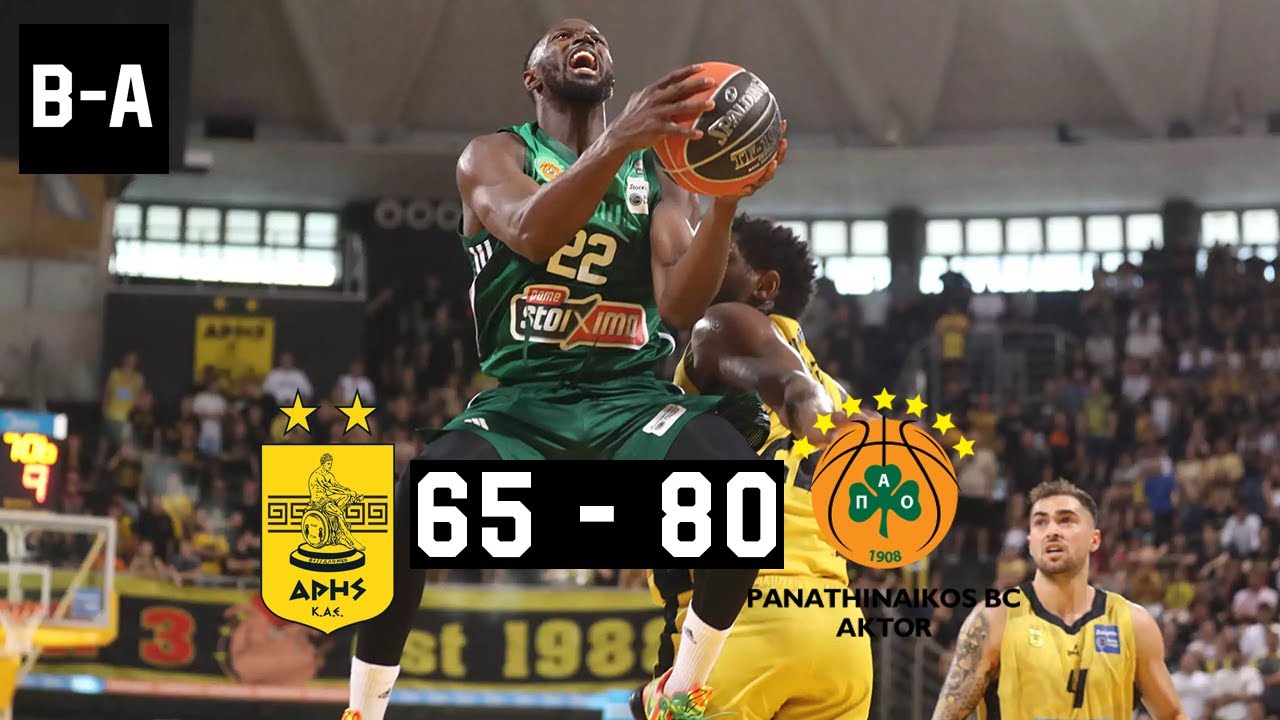 Aris - Panathinaikos 65-80 | Full Highlights | Basket League Semifinals Game 2 | 02.06.2024