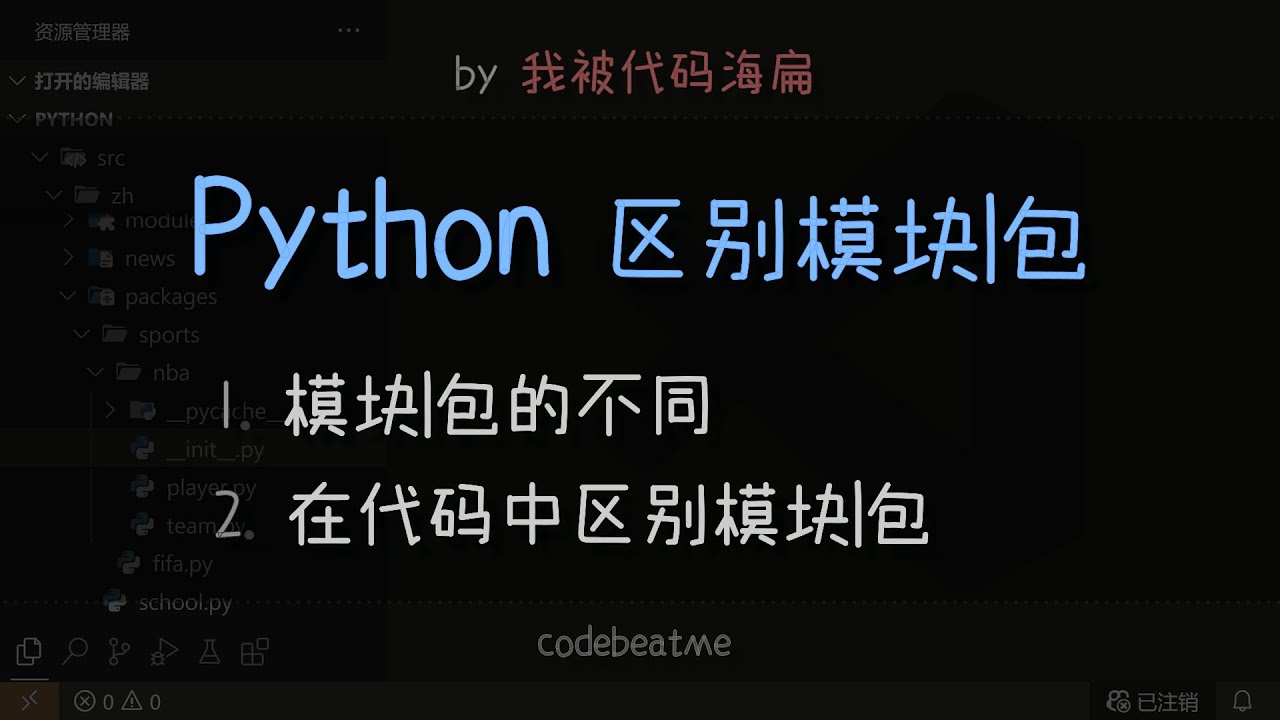 Python 中的模块和包有何不同？如何在代码中区别模块、常规包、命令空间包 - 编程教程