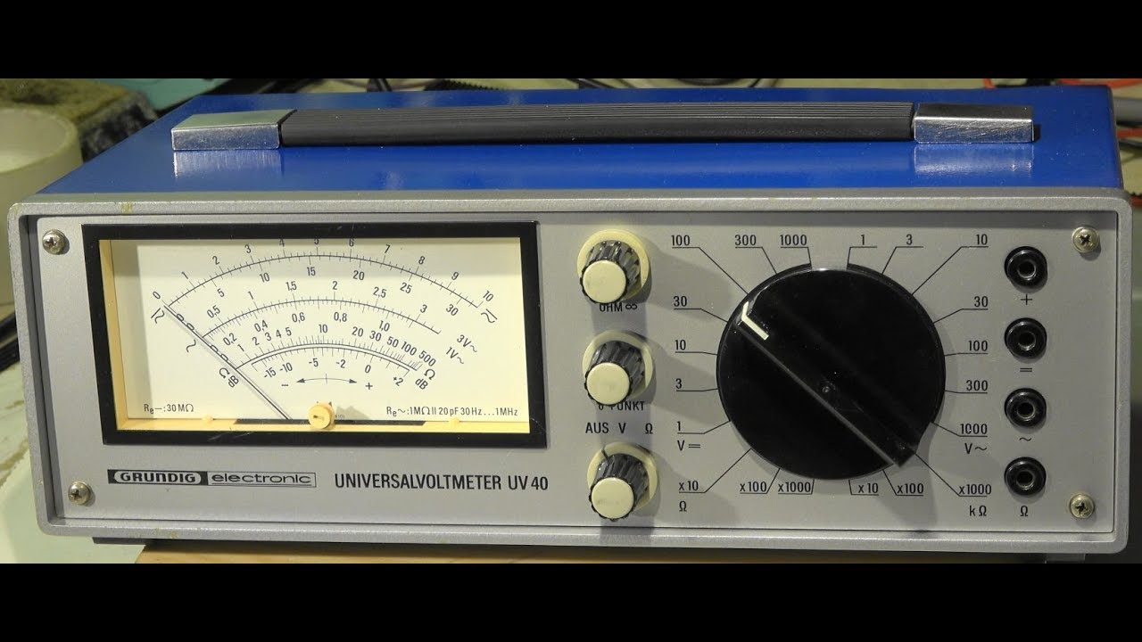 #15 Grundig Universal Voltmeter UV40 Repair