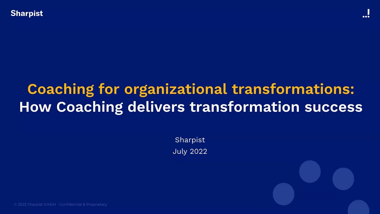 Coaching for Organizational Transformation: How to Deliver Change That Sticks