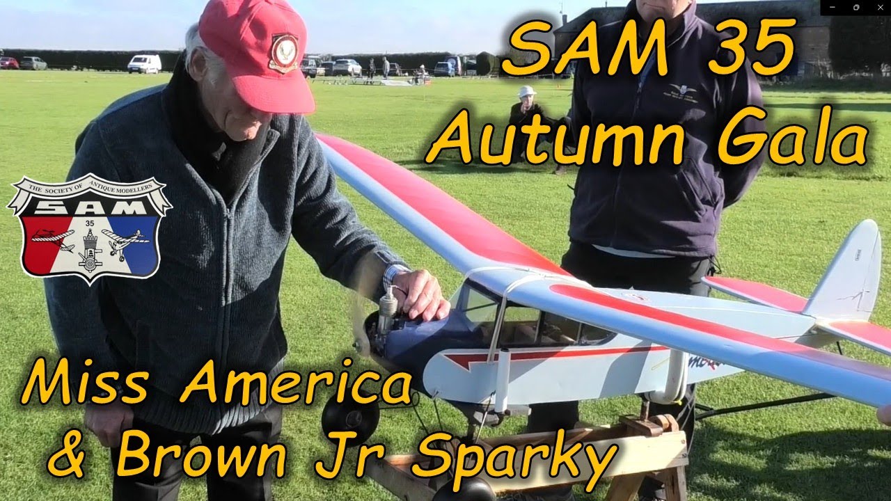 Brown Jr Sparky & 1936 Miss America - SAM 35 Autumn Gala 2025 - Flown by John Ashby