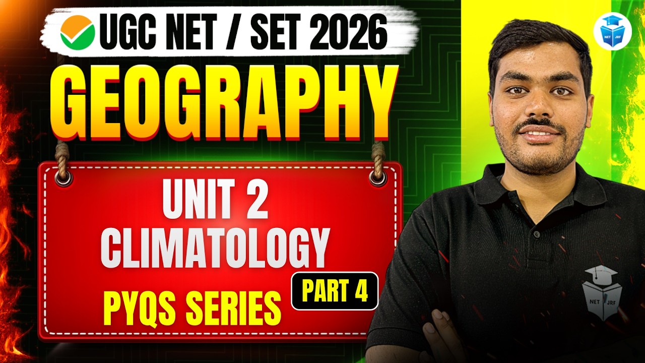 UGC NET/SET 2026 | Geography: Climatology Important Questions| JRFAdda