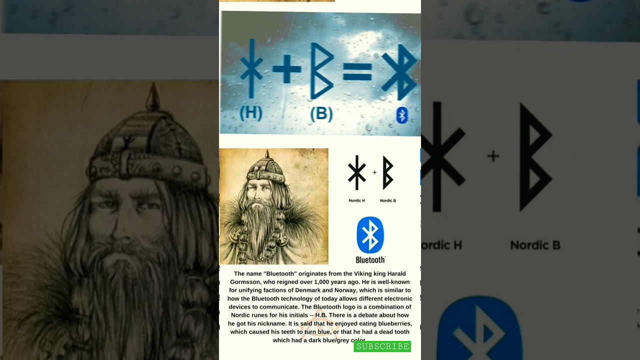 Origin of Bluetooth _Did you know it before? ☺ #WorldQA