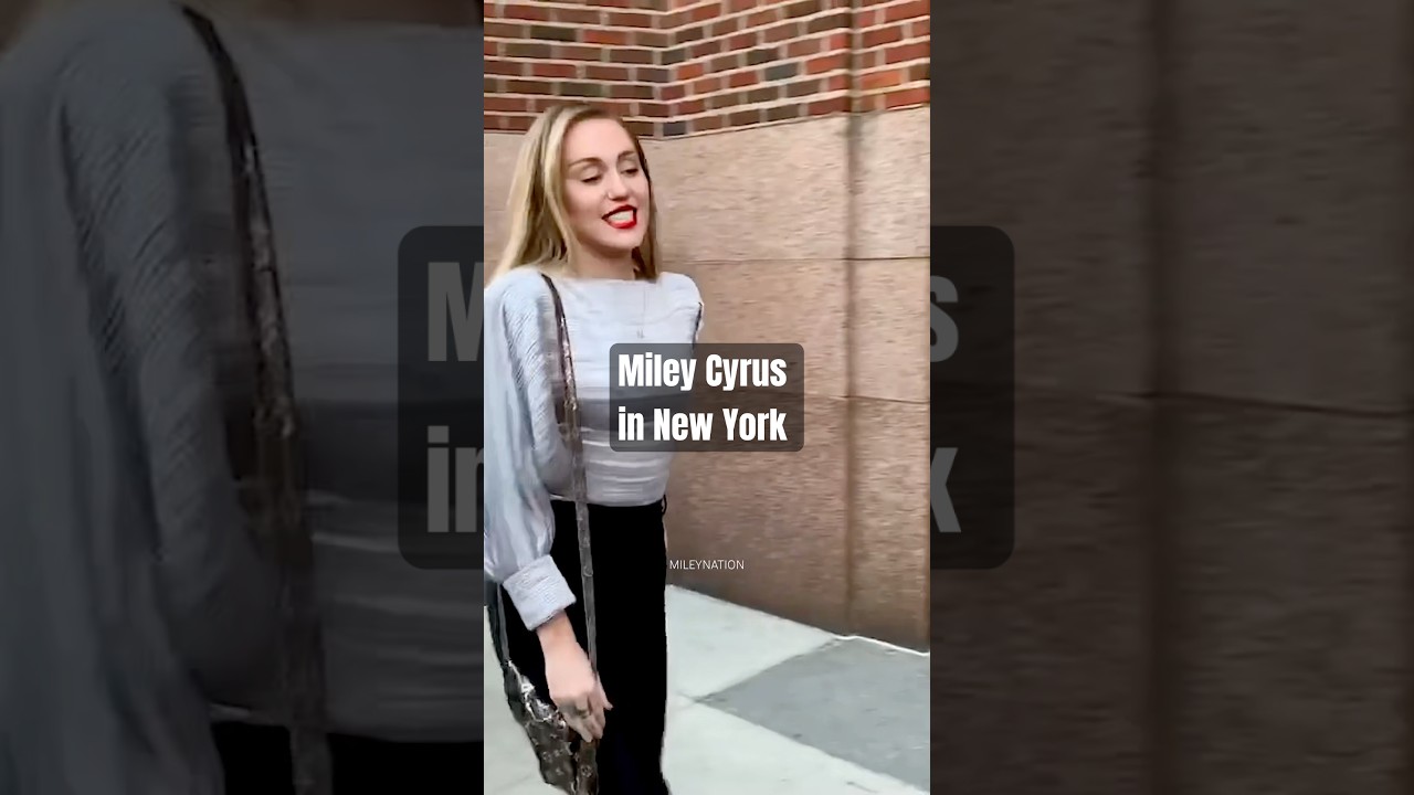Miley Cyrus Takes Over New York &mdash; Behind the Scenes Magic 🎬 | #shorts #mileycyrus