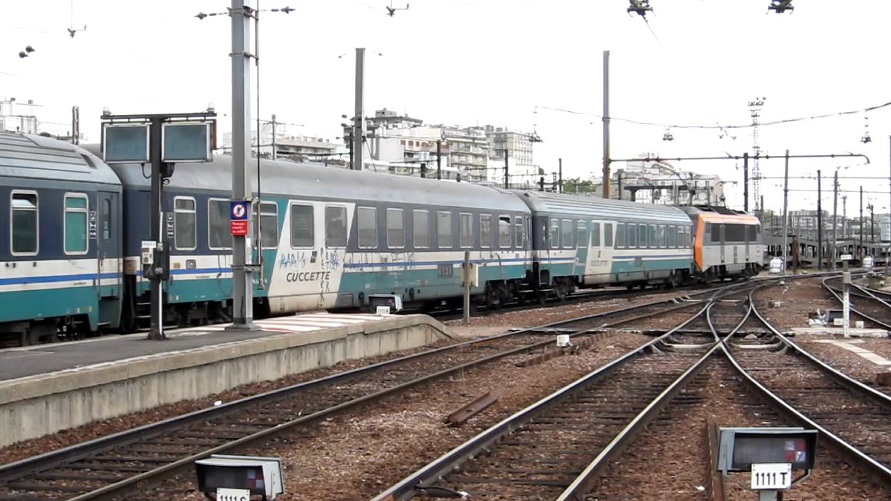 Euronight 227 "Palatino" Paris - Roma tracté par une SNCF BB26000 à Paris Bercy (3)