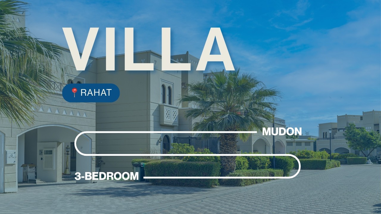 3 Bed Villa in Rahat, Mudon