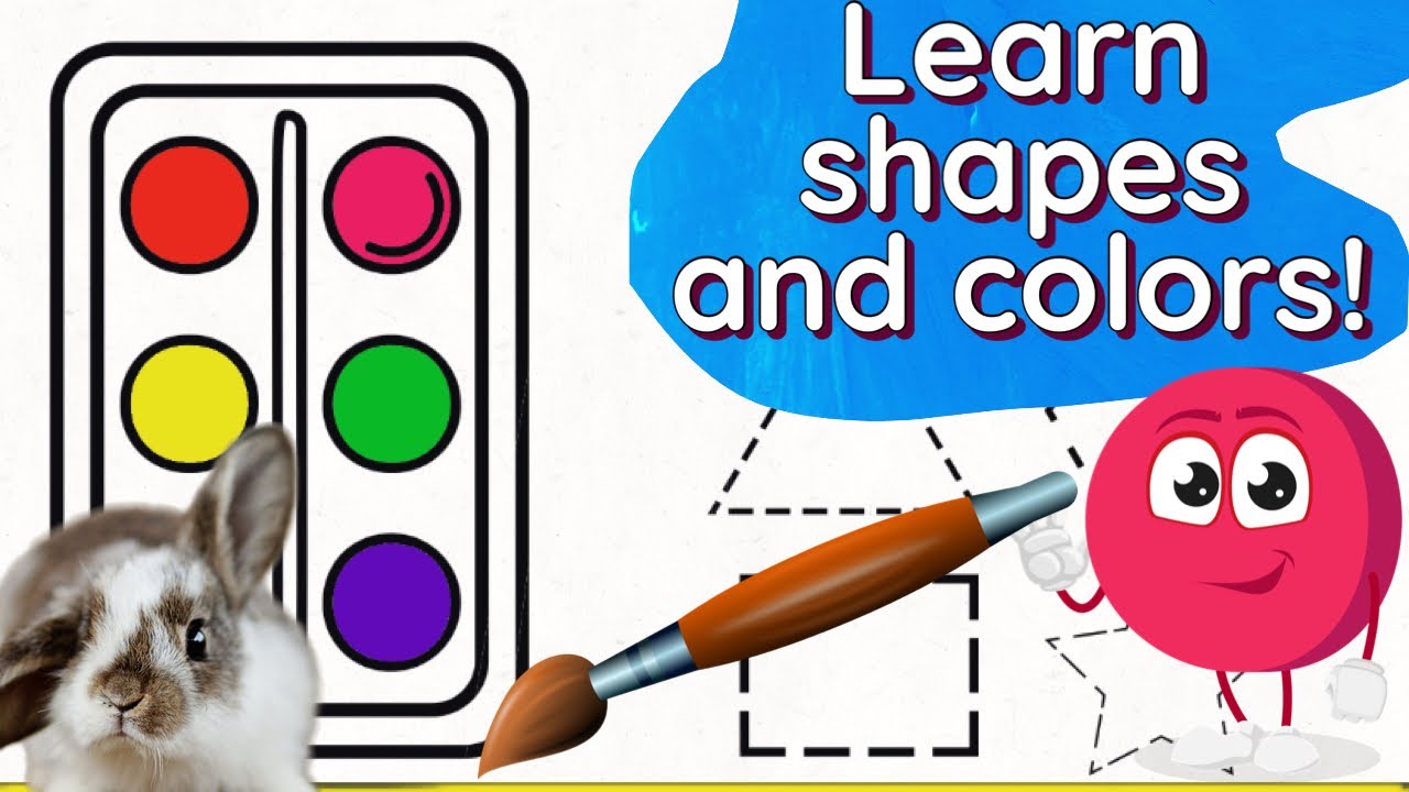 Learn shapes and colors | Magical Rainbow song | Preschool learning | Minds4Math