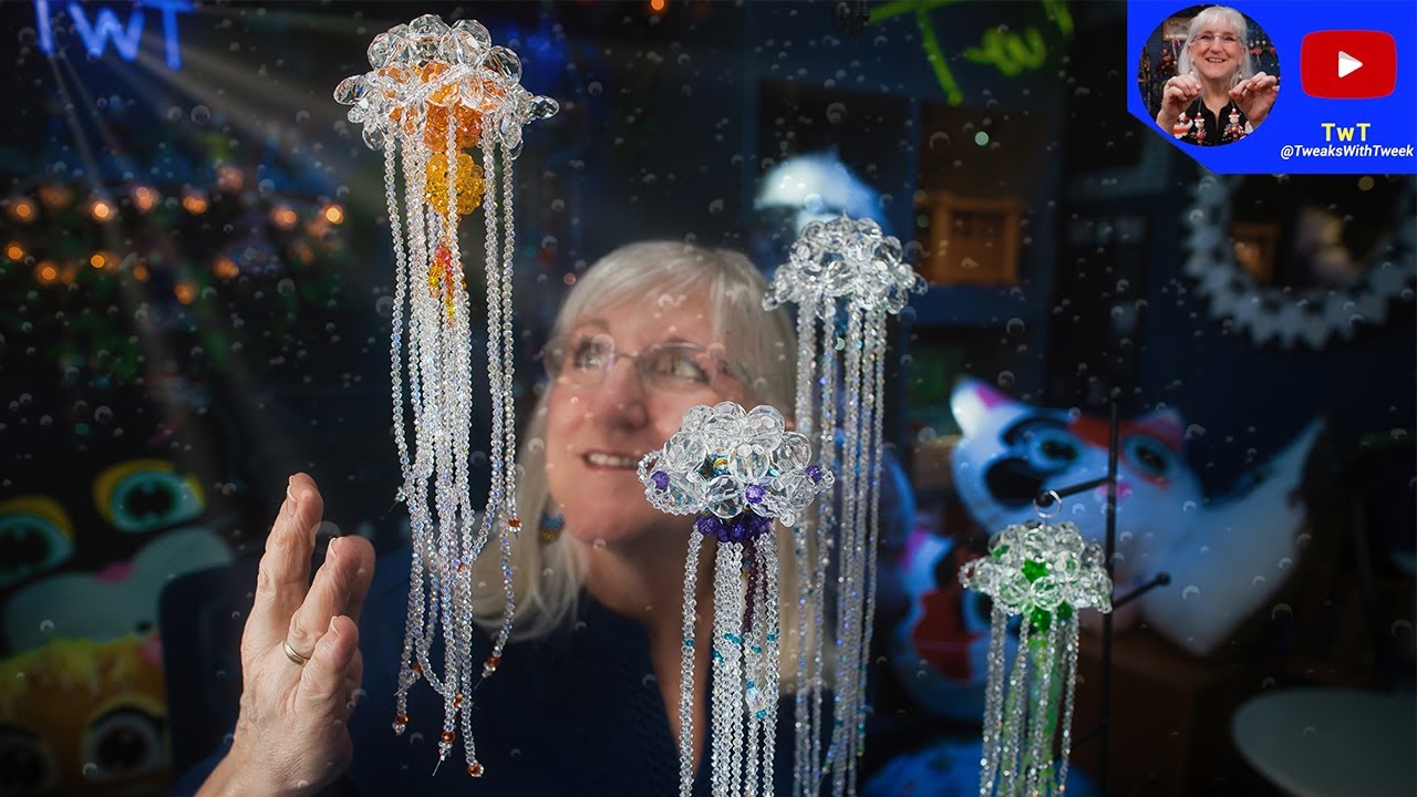 DIY Bead Art: Watch me Create a Gorgeous Jellyfish, Sea Creature