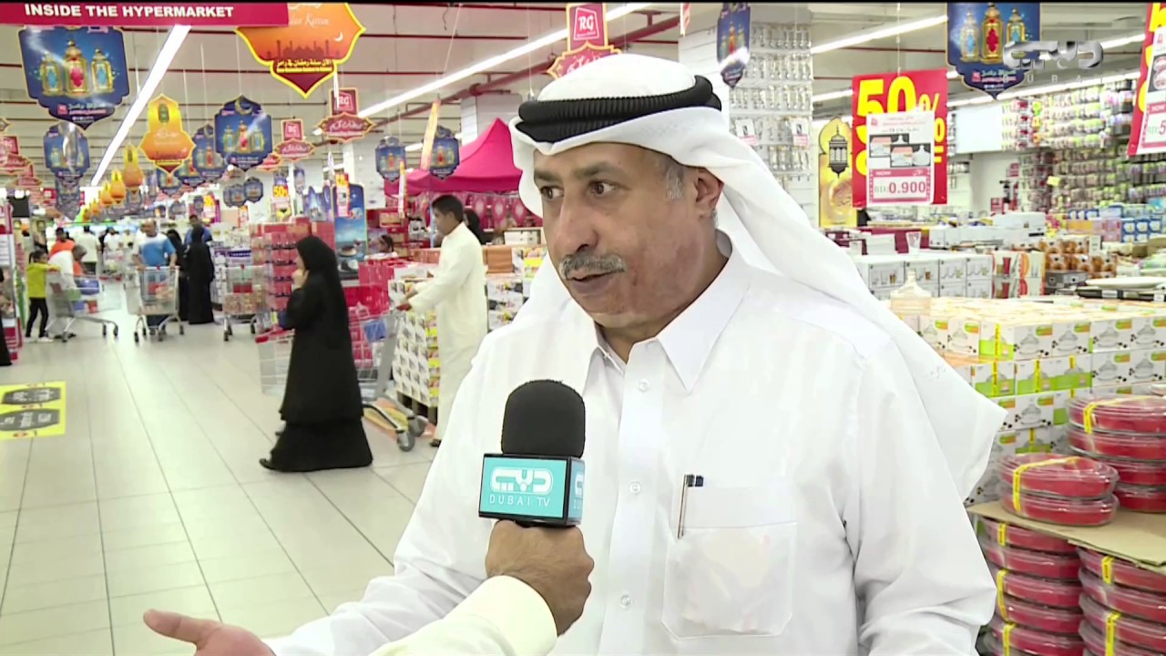 قناة دبي الفضائية وتغطية للعروض الرمضانية  من اسواق رامز البحرين