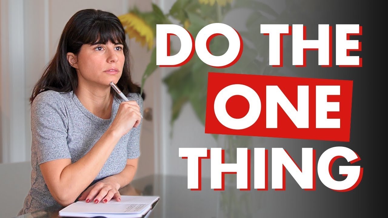 Do the ONE thing to increase productivity | minimalism + simple life