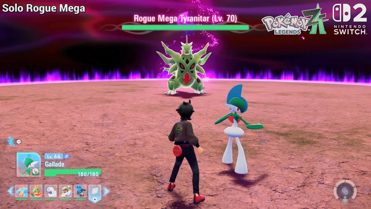 Pok&eacute;mon Legends Z-A: Quasartico Challenge Solo Rogue Mega Simulator (Lv.70) - Post Game (SW2)