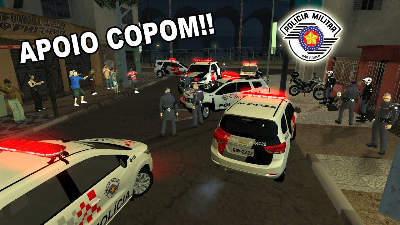 GTA SA - PMESP - Patrulhamento Noturno