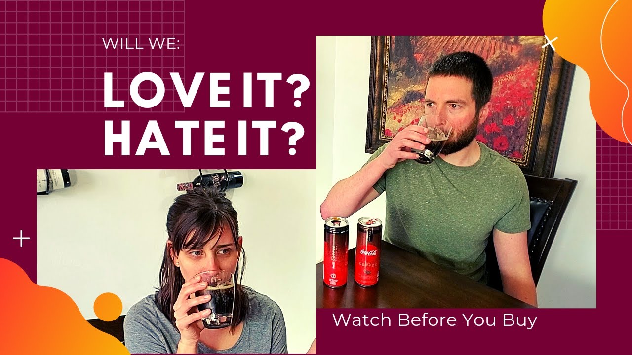 COCA-COLA COFFEE - Dark Blend Review [Does Coffee and Coke Mix?]