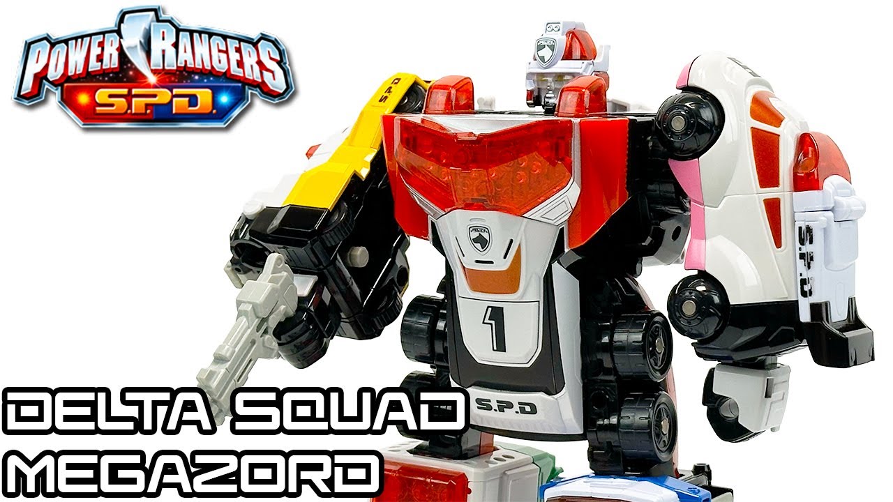 Power Rangers SPD Delta Squad Megazord Review!