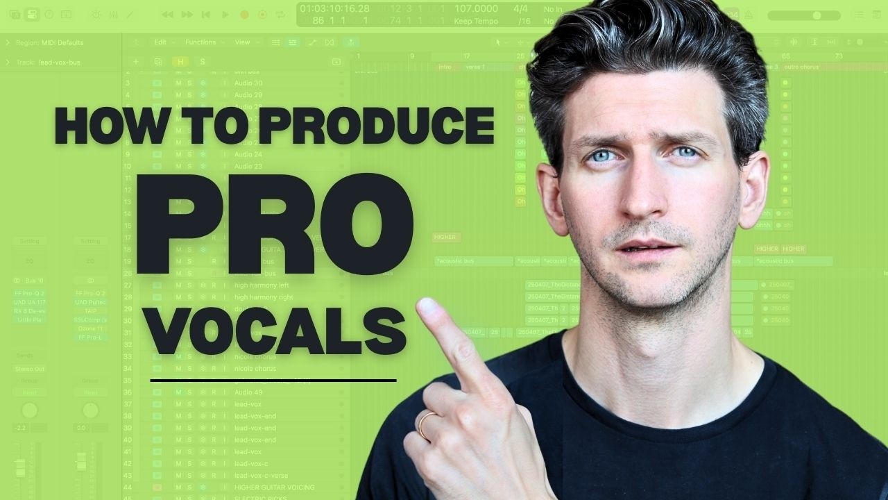 Этот вокал для начинающих в Logic Pro УЖАСЕН (я исправил это за 5 минут).