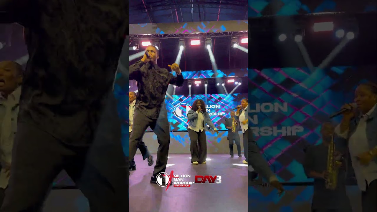 Joe Praize Ignites the Crowd with Electrifying Praise at 1 Million Man Worship  🔥💃🙌