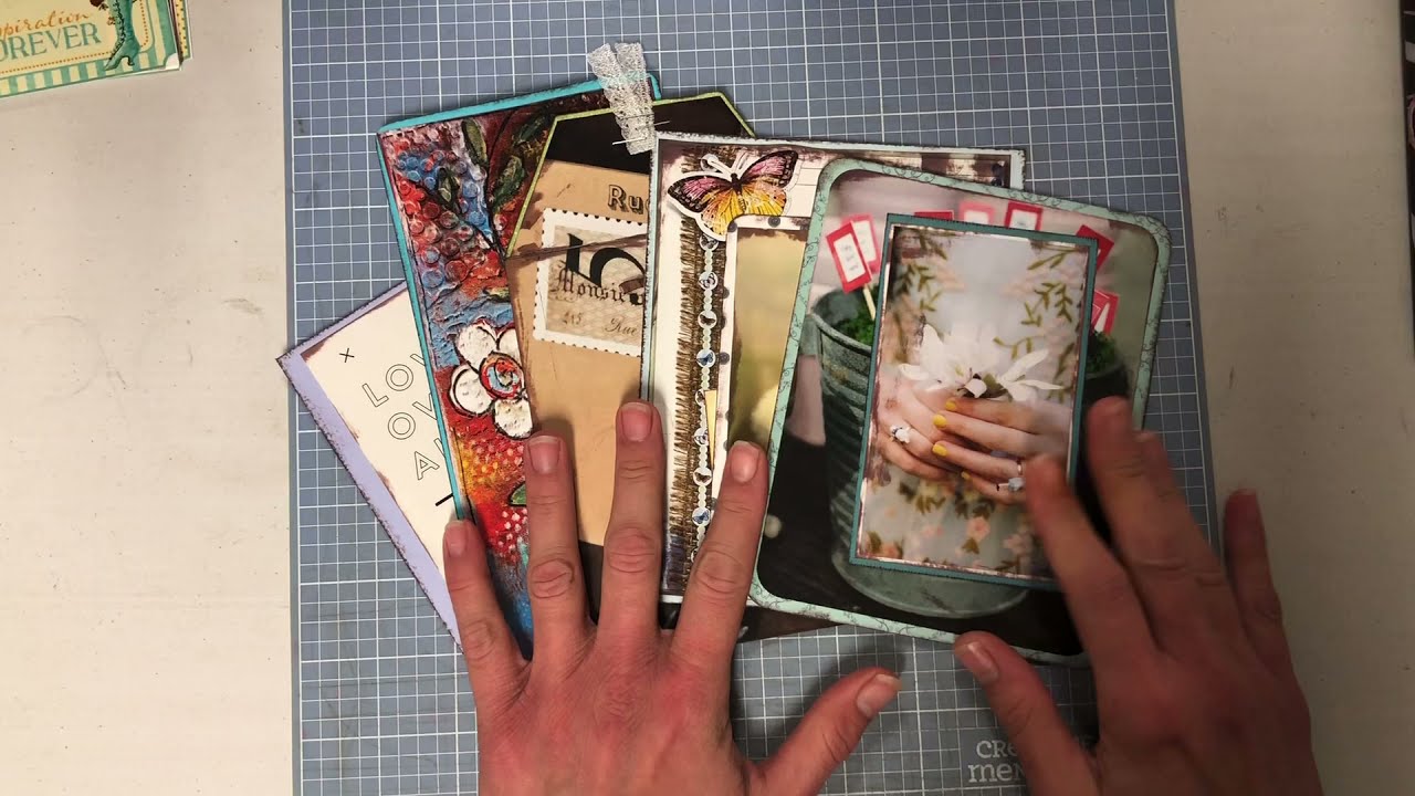 Ephemera series #1: making journals cards with magazine pages!!!