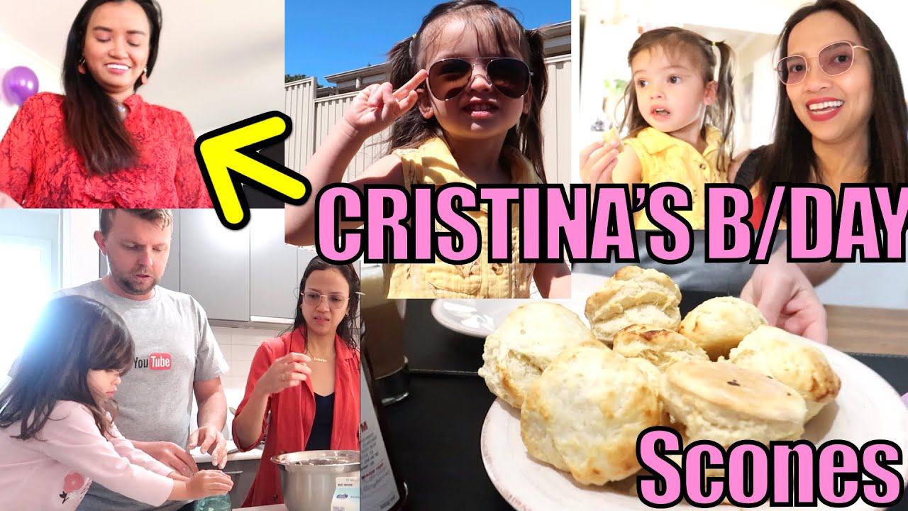 CRISTINA'S BIRTHDAY PARTY | MAKING SCONES AND INTRO FILMING