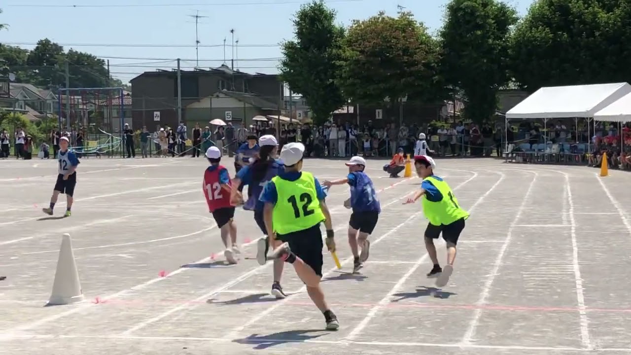 20240608 鷹斗運動会　全員リレー