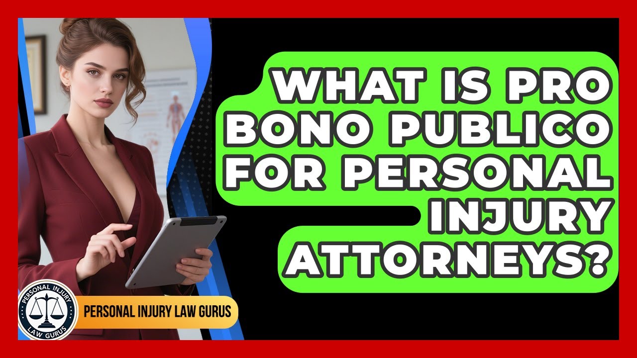 What Is Pro Bono Publico For Personal Injury Attorneys? - Personal Injury Law Gurus