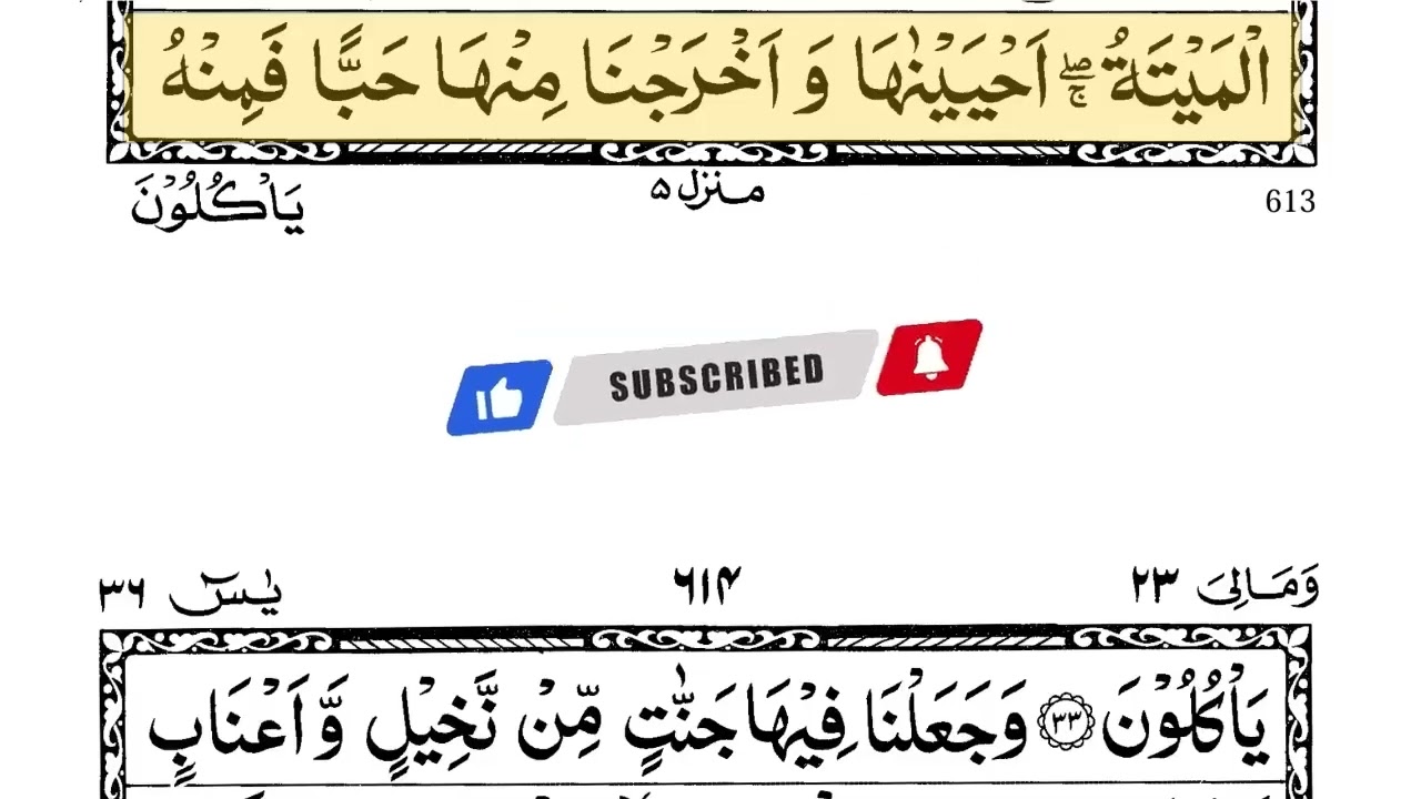 Surah Yasin Yaseen Full With Arabic Text   Sheikh Abdul Rahman Al Sudais   Ep   029 #surahyaseen   C