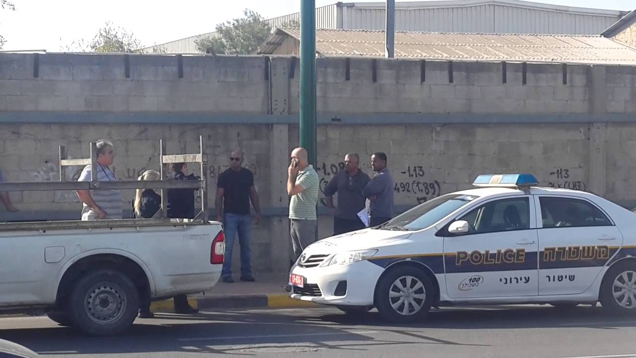 ככה התחיל הבוקר לשוטרי תחנת נתניה תקיפת שוטר