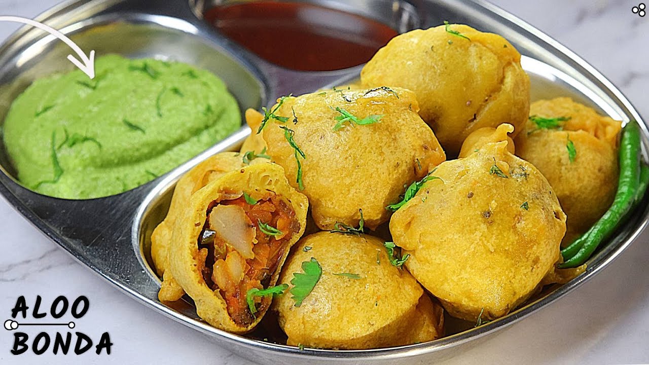 Street style Aloo Bonda recipe at home with special Chutney | Mysore Bonda recipe | मैसूर बोंडा